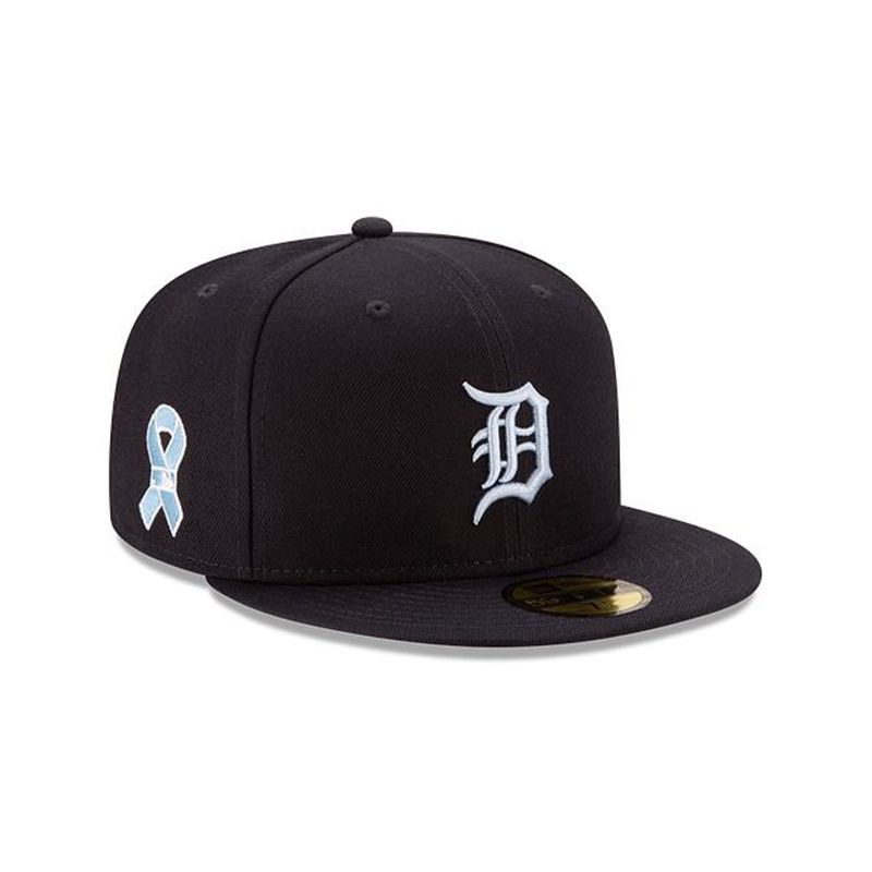 MLB Detroit Tigers Father's Day 59Fifty Fitted (ZJQ9530) - Blue New Era Caps